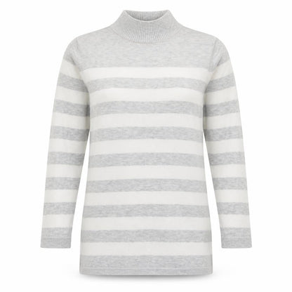 Womens UK Size 10 Atmosphere Grey Pullover Jumper