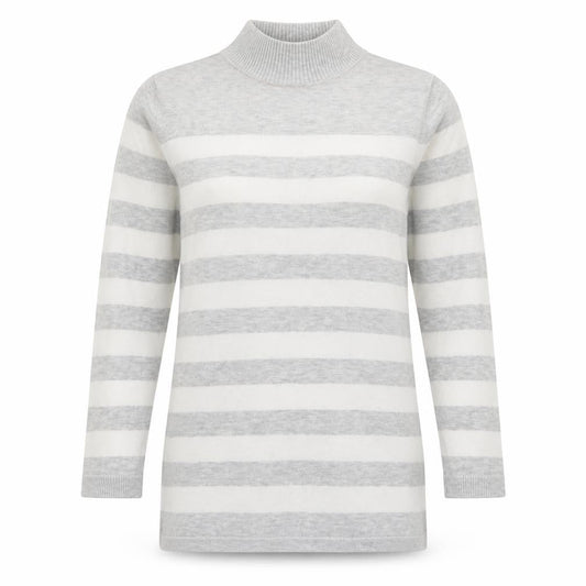 Womens UK Size 10 Atmosphere Grey Pullover Jumper