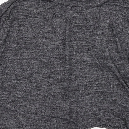 Red London Womens Grey Roll Neck  Viscose Pullover Jumper Size S