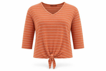 Womens UK Size M Dunnes Stores Orange Jersey Blouse