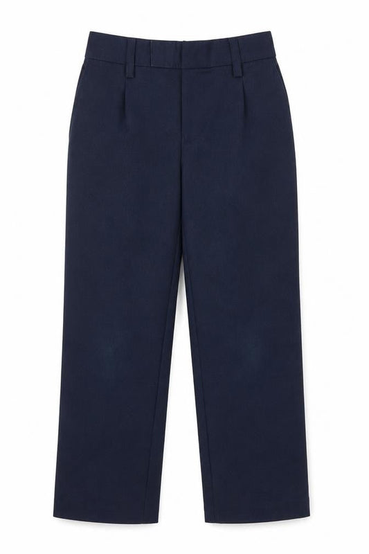Marks and Spencer Boys Blue  Polyester Dress Pants Trousers Size 5-6 Years  Regular Pullover - School trousers