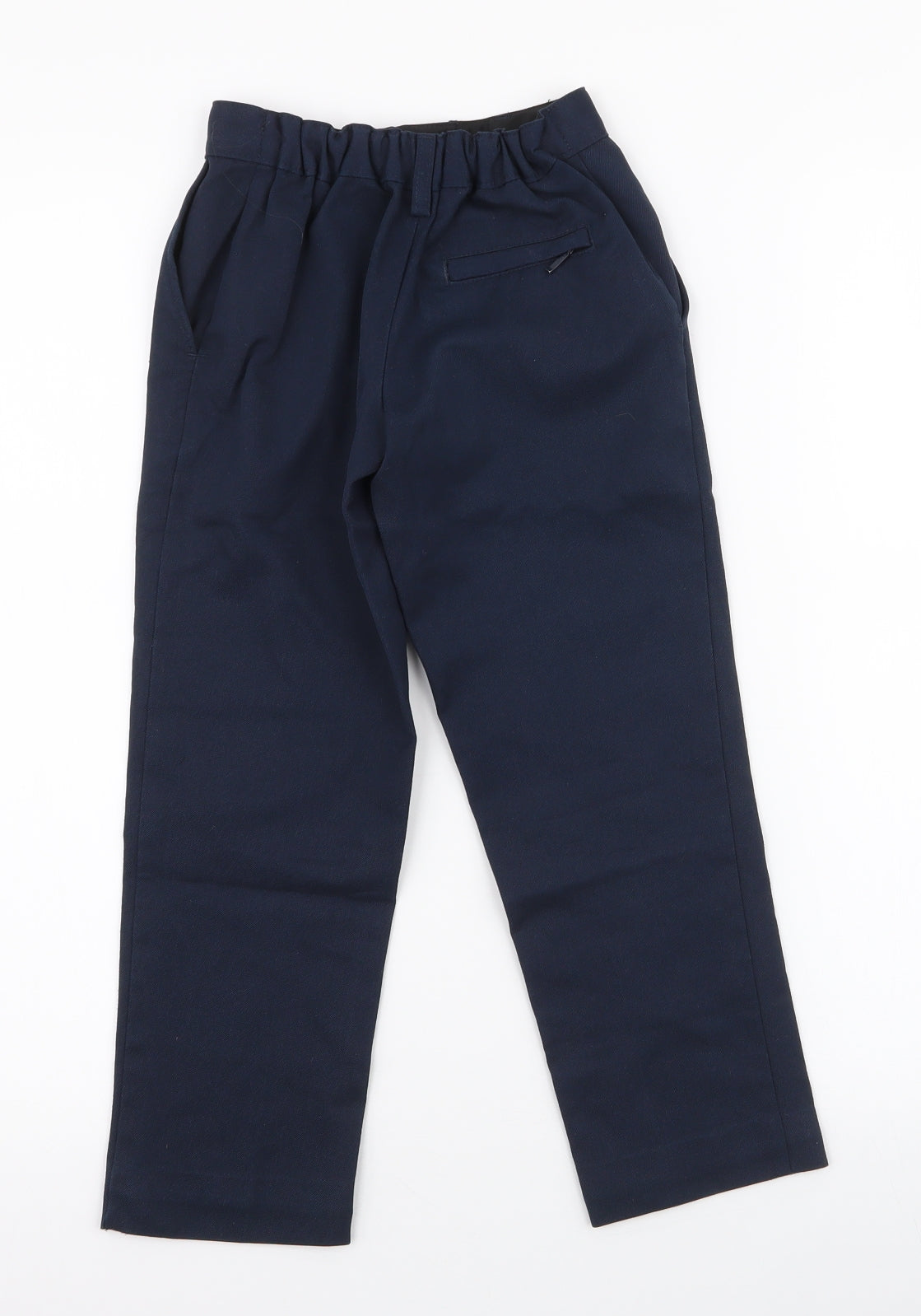 Marks and Spencer Boys Blue  Polyester Dress Pants Trousers Size 5-6 Years  Regular Pullover - School trousers