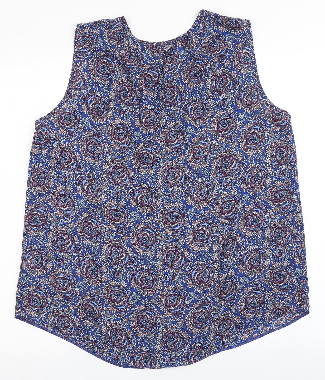 Womens UK Size 16 Dorothy Perkins Blue Basic Blouse