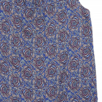 Womens UK Size 16 Dorothy Perkins Blue Basic Blouse