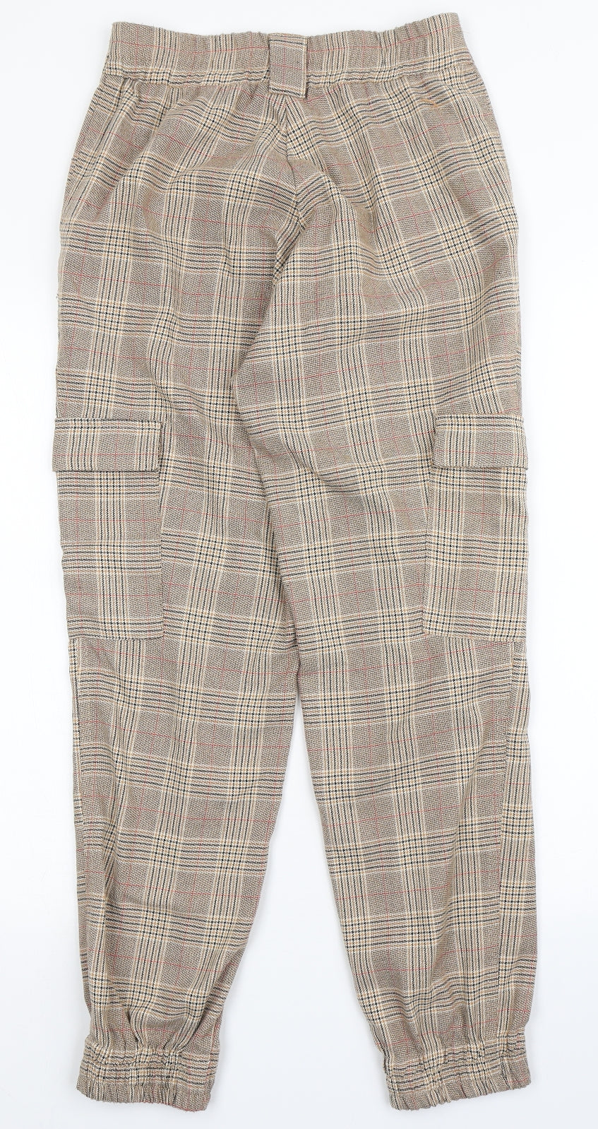 Womens UK Size S Stradivarius Regular Fit  Brown Trousers