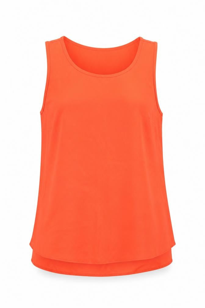 Womens UK Size 8 Dorothy Perkins Orange Basic Blouse