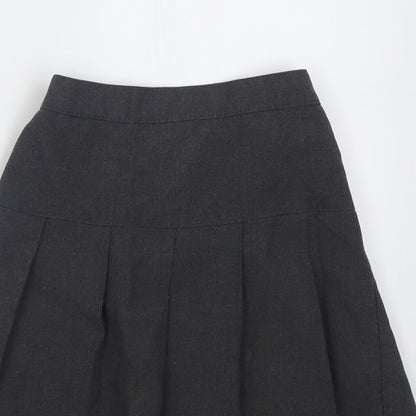 Dunnes Stores Girls Grey  Polyester A-Line Skirt Size 5-6 Years  Regular Pull On - School Wear