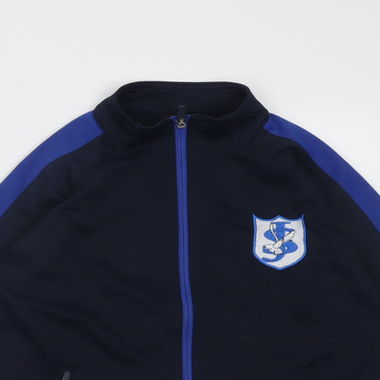 Finden Hales Boys Blue  Polyester Full Zip Sweatshirt Size 9-10 Years  Zip