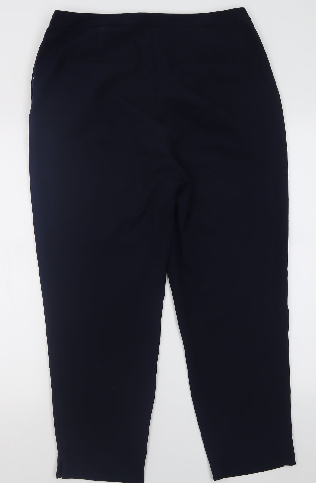 Womens UK Size 14 Marks and Spencer Regular Fit  Blue Trousers