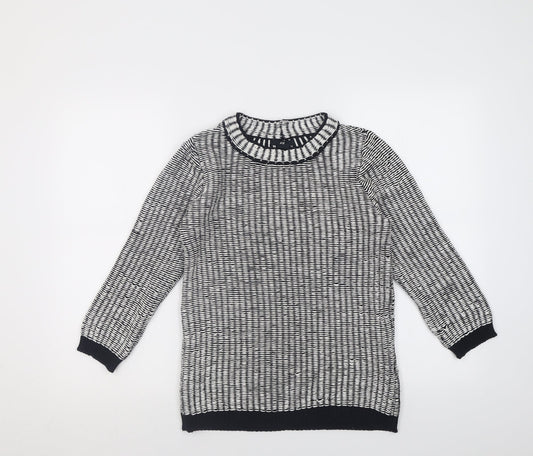 Womens UK Size S H&M White Pullover Jumper