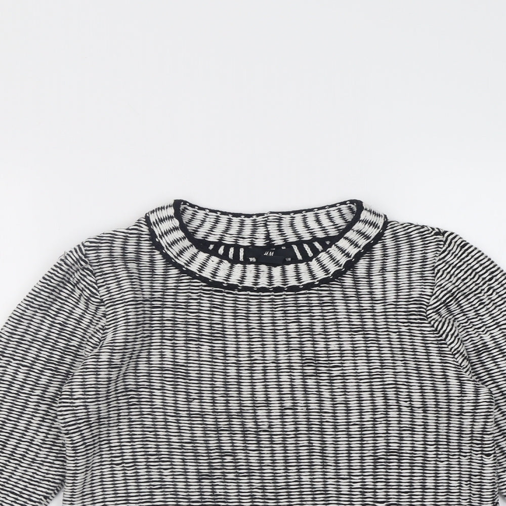 Womens UK Size S H&M White Pullover Jumper