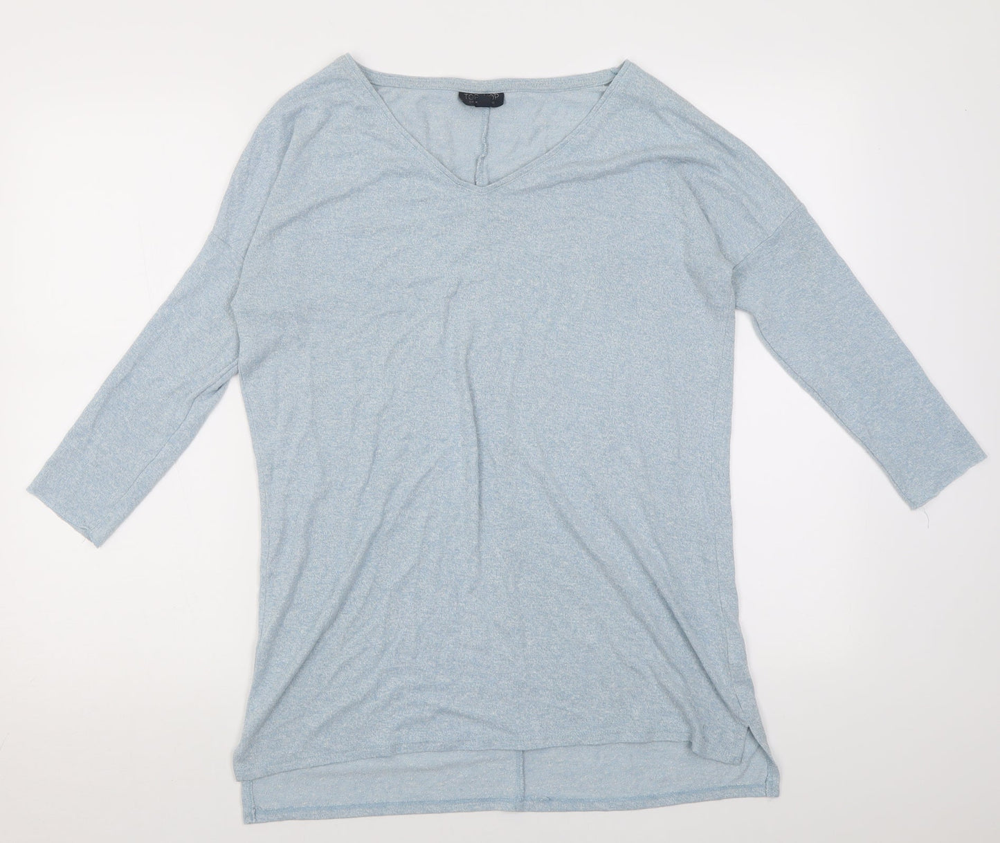 Womens UK Size 10 Topshop Blue Pullover Jumper