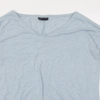 Womens UK Size 10 Topshop Blue Pullover Jumper