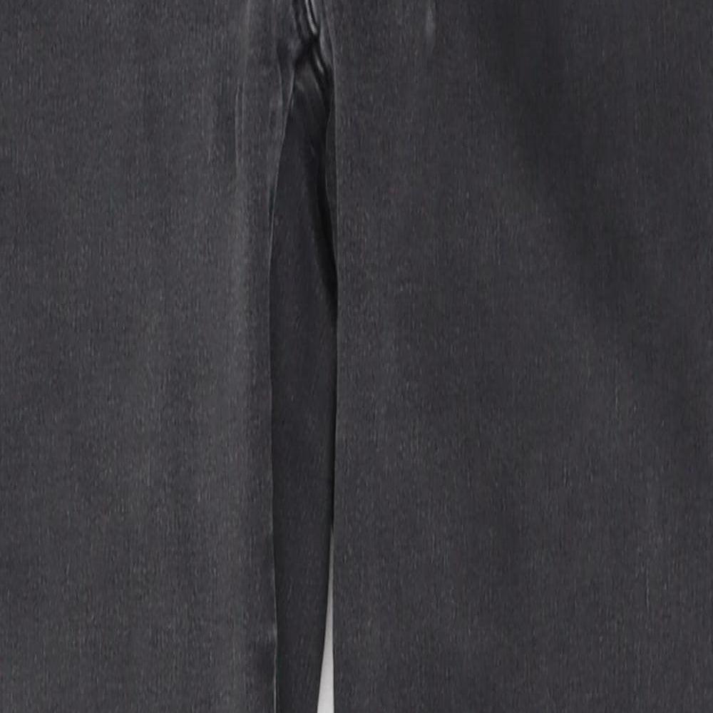 NEXT Womens Grey  Cotton Skinny Jeans Size 10 L28 in Regular