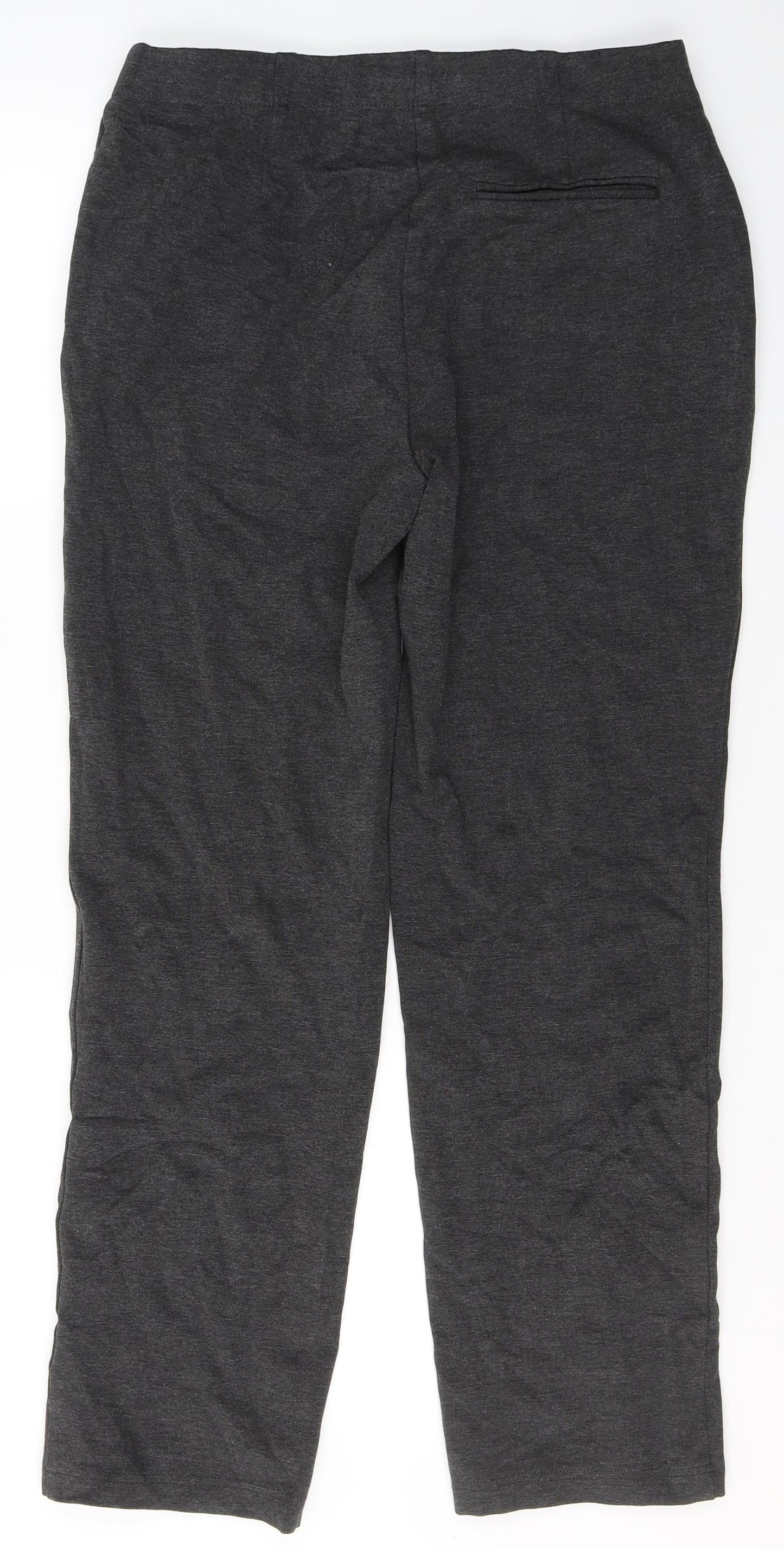 Womens UK Size 12 Marks and Spencer Regular Fit  Grey Trousers