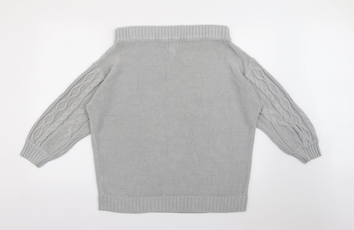 Womens UK Size 12 Be you Grey Pullover Jumper