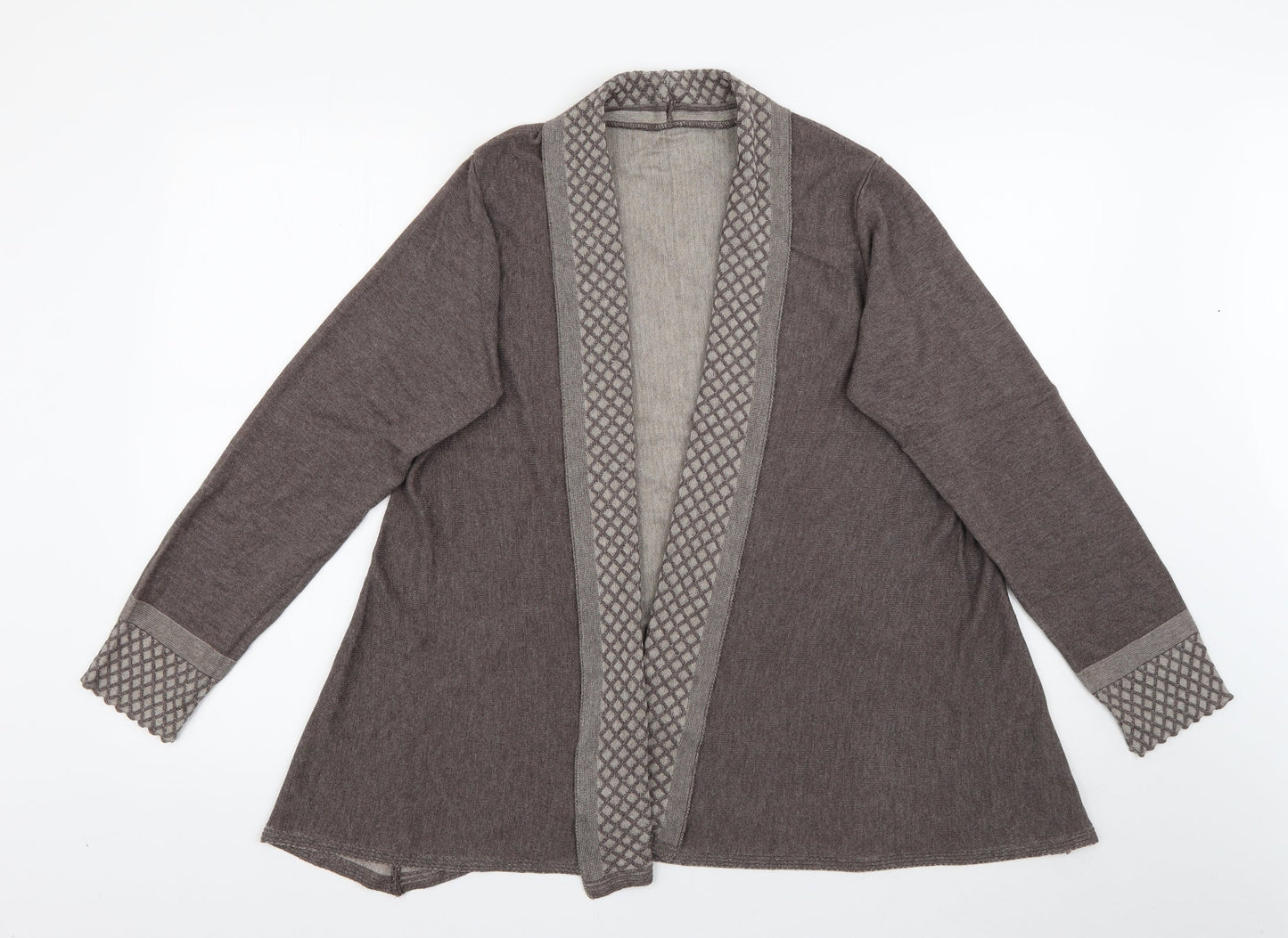 Womens UK Size 16 Per Una Brown Cardigan Jumper