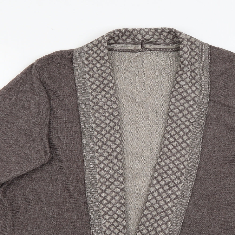 Womens UK Size 16 Per Una Brown Cardigan Jumper