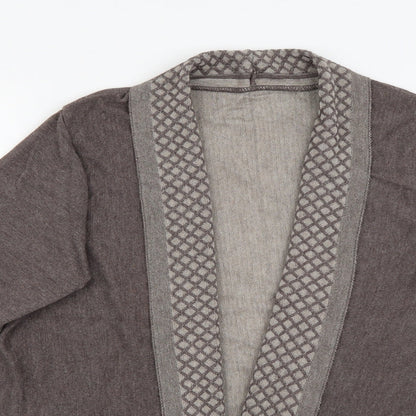 Womens UK Size 16 Per Una Brown Cardigan Jumper
