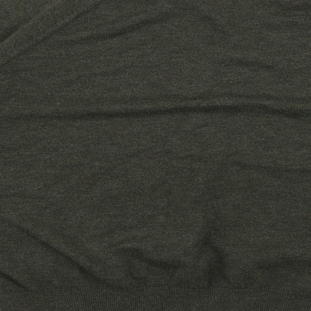 Primark Womens Green  Polyester Jersey T-Shirt Size L High Neck