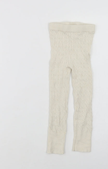 George Baby Beige  Viscose Jogger Leggings Size 18-24 Months