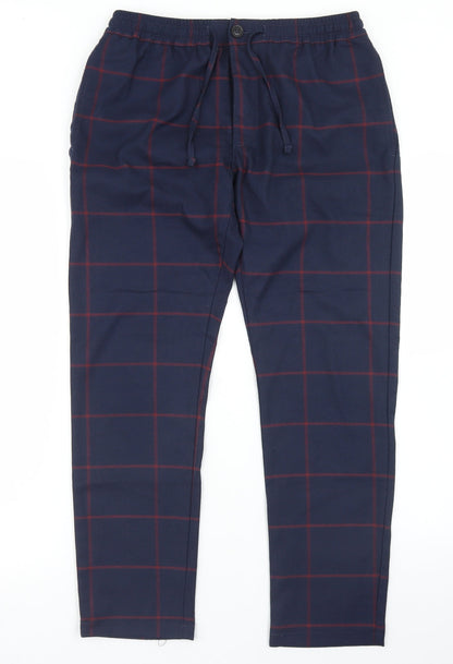 Womens UK Size 32 in Topman Regular Fit  Blue Trousers