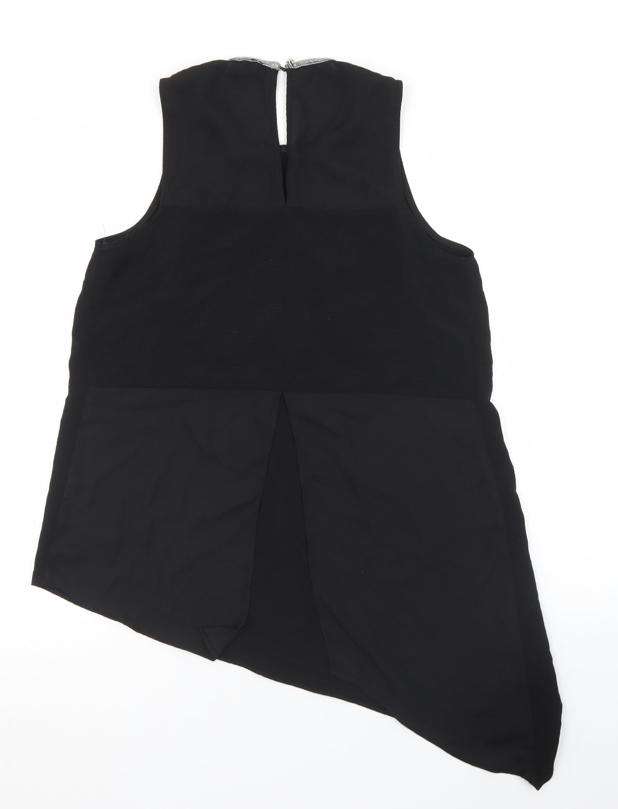 Womens UK Size 10 River Island Black Basic Blouse