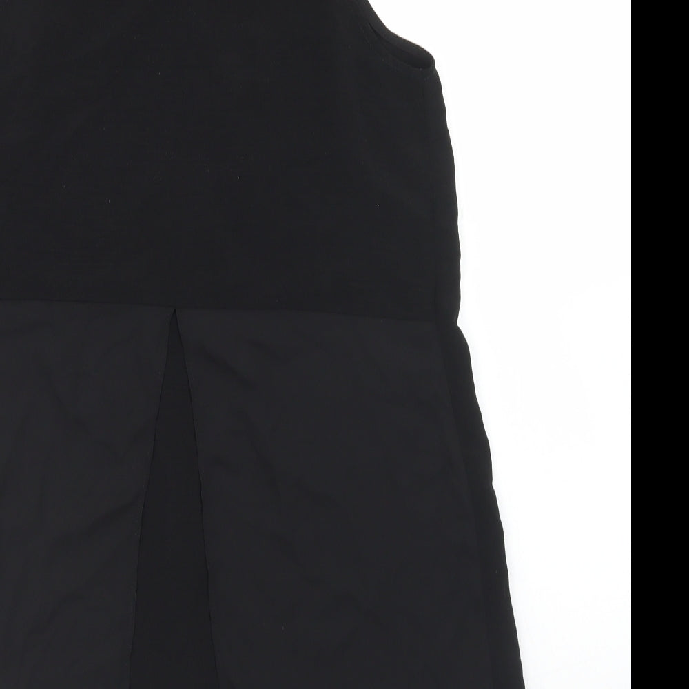 Womens UK Size 10 River Island Black Basic Blouse