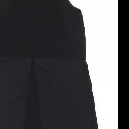 Womens UK Size 10 River Island Black Basic Blouse
