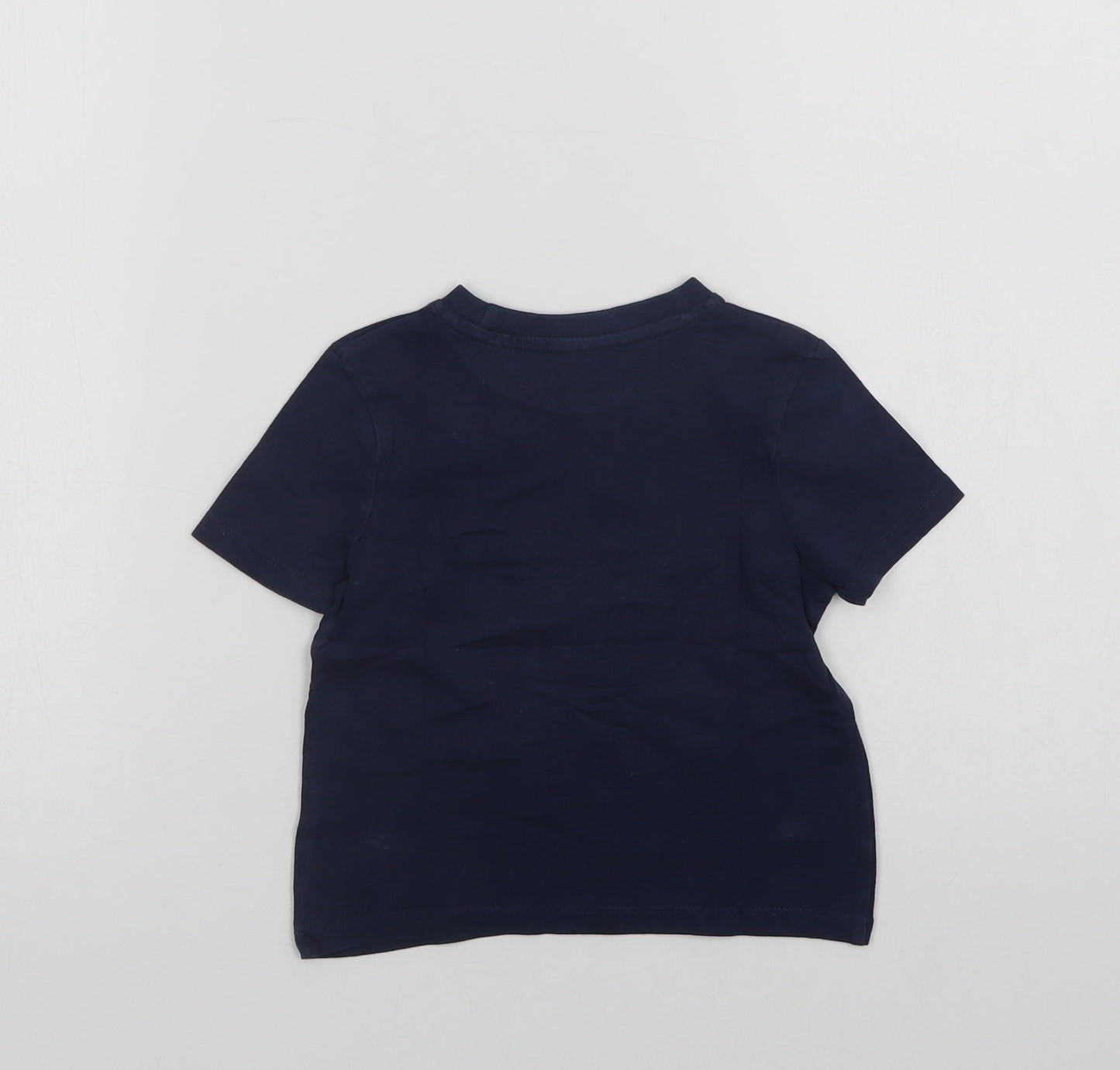Very Baby Blue  Cotton Basic T-Shirt Size 18-24 Months Crew Neck  - Born To Rule