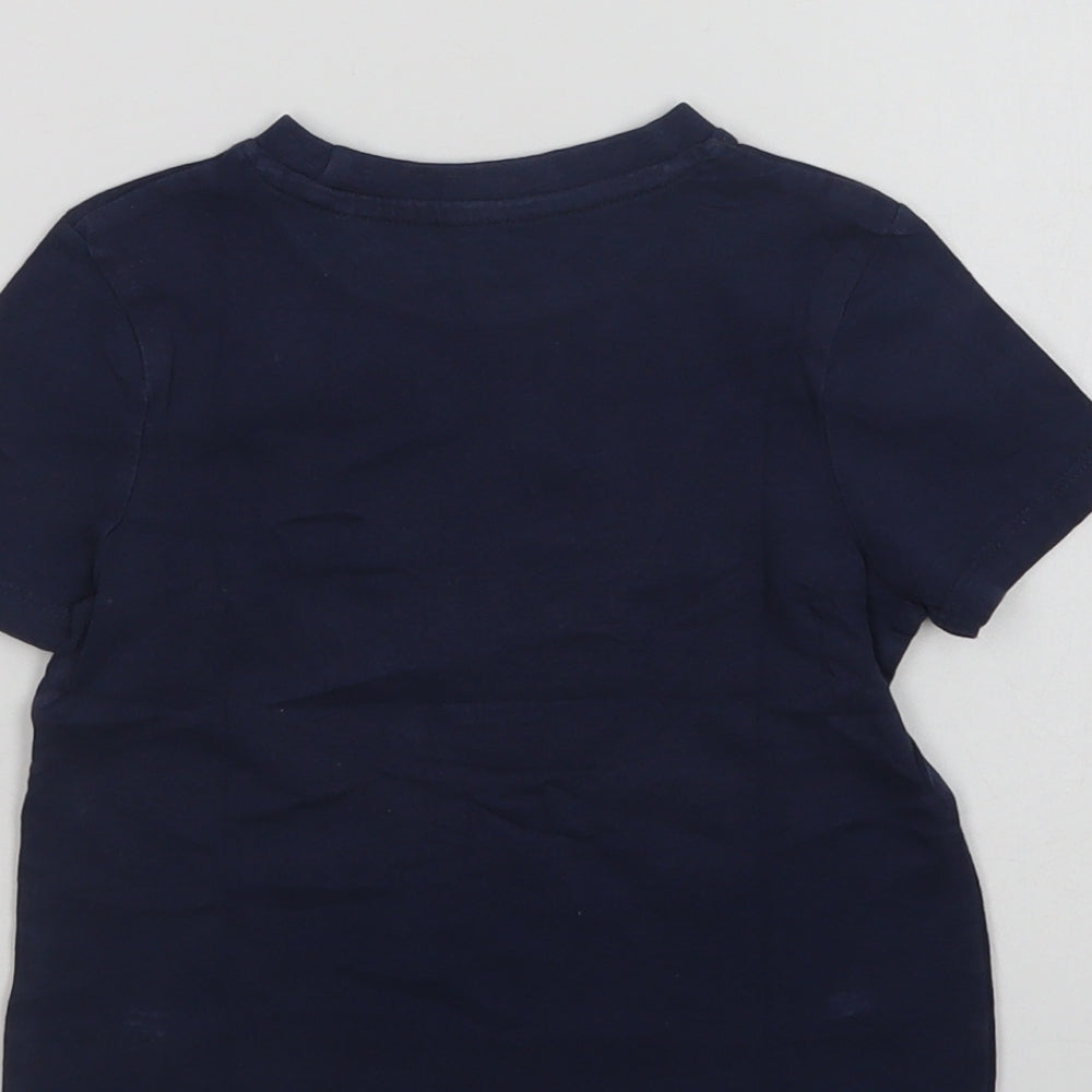 Very Baby Blue  Cotton Basic T-Shirt Size 18-24 Months Crew Neck  - Born To Rule