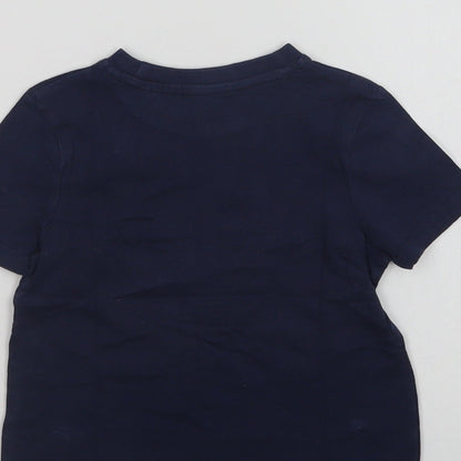 Very Baby Blue  Cotton Basic T-Shirt Size 18-24 Months Crew Neck  - Born To Rule