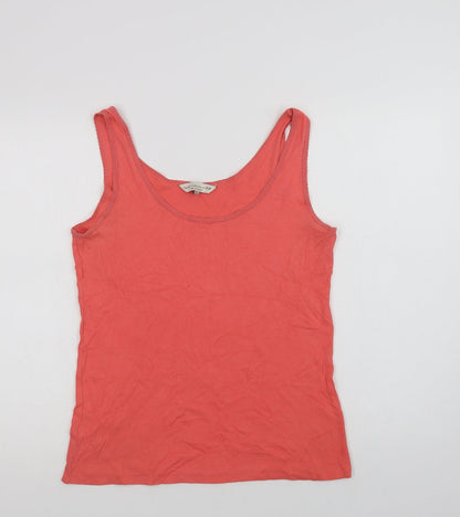 F&F Womens Pink  Cotton Basic Tank Size 18 Scoop Neck