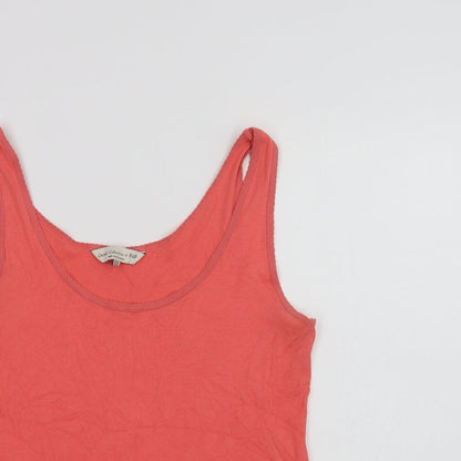 F&F Womens Pink  Cotton Basic Tank Size 18 Scoop Neck