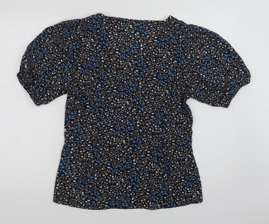 Womens UK Size 8 Kaffe Blue Basic Blouse