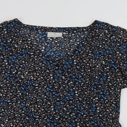 Womens UK Size 8 Kaffe Blue Basic Blouse