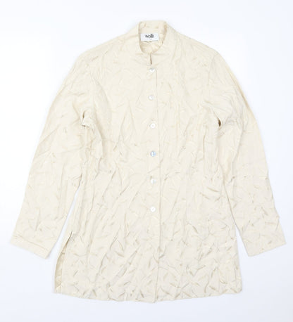 Womens UK Size 12 Wallis Ivory Jacket
