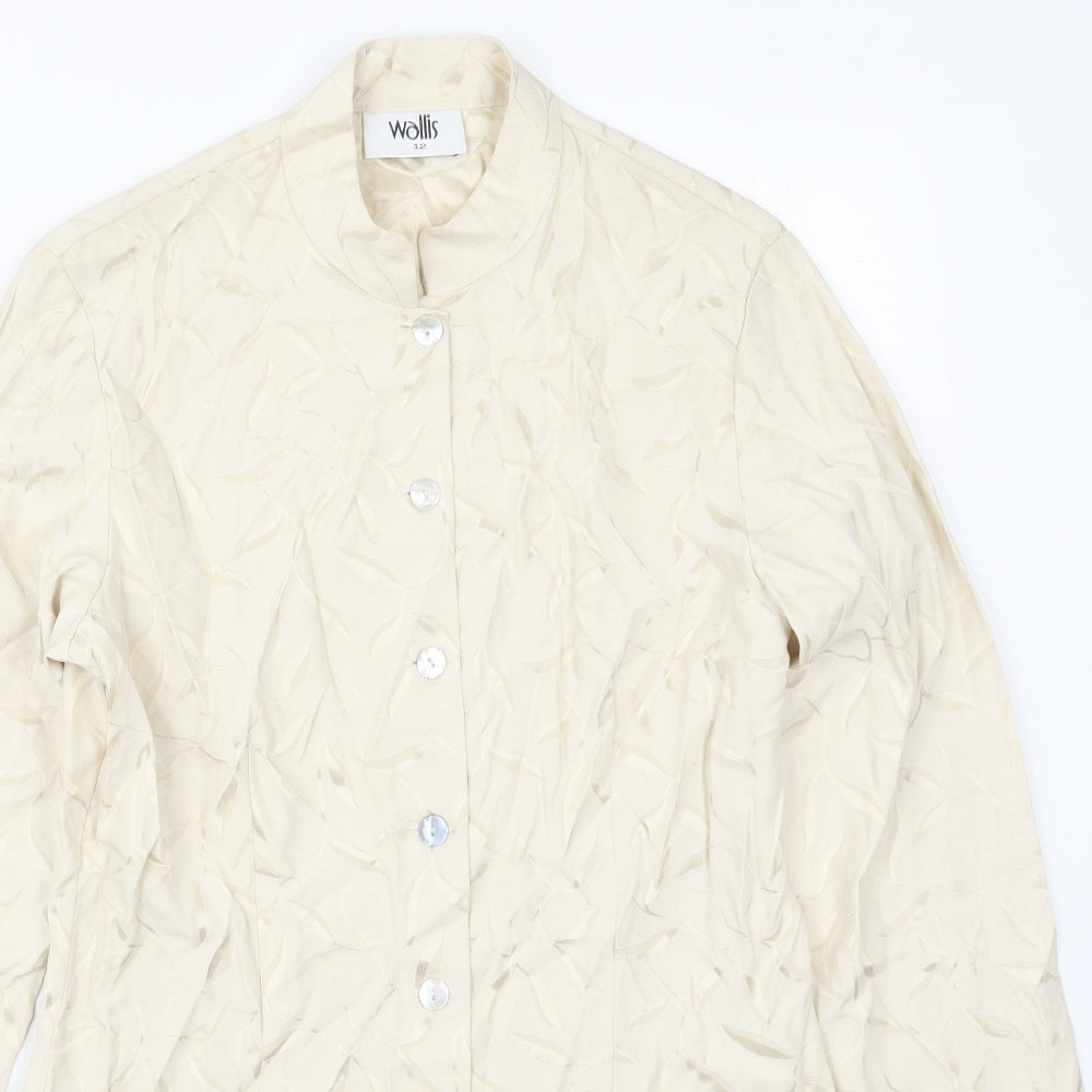 Womens UK Size 12 Wallis Ivory Jacket