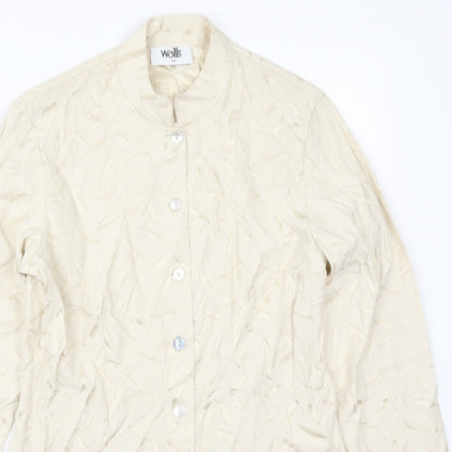 Womens UK Size 12 Wallis Ivory Jacket