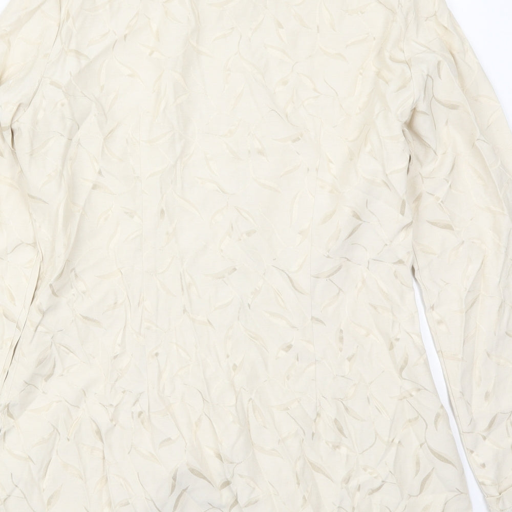 Womens UK Size 12 Wallis Ivory Jacket