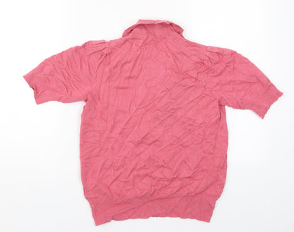 Womens UK Size 10 Marks and Spencer Pink Pullover Jumper