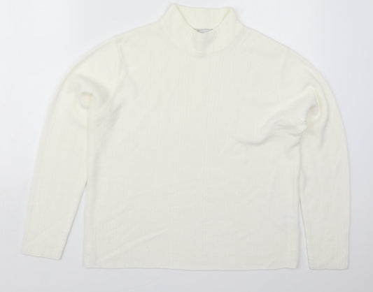 Womens UK Size 18 Emreco White Pullover Jumper