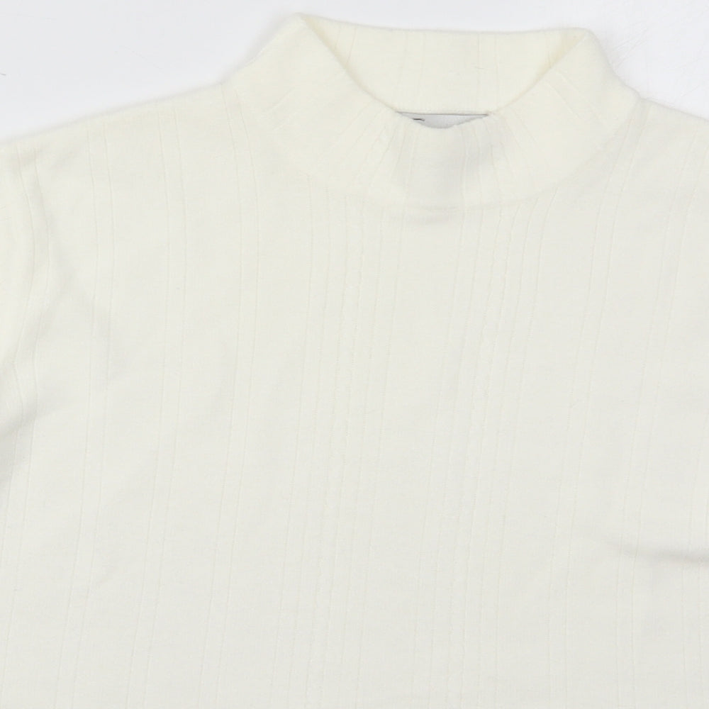 Womens UK Size 18 Emreco White Pullover Jumper