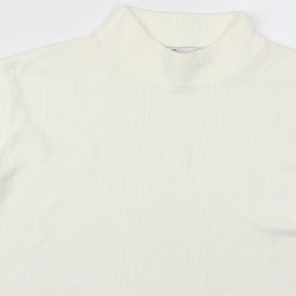 Womens UK Size 18 Emreco White Pullover Jumper