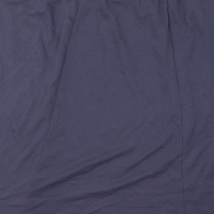 Classics Womens Blue  Polyester Skater Skirt Size 24