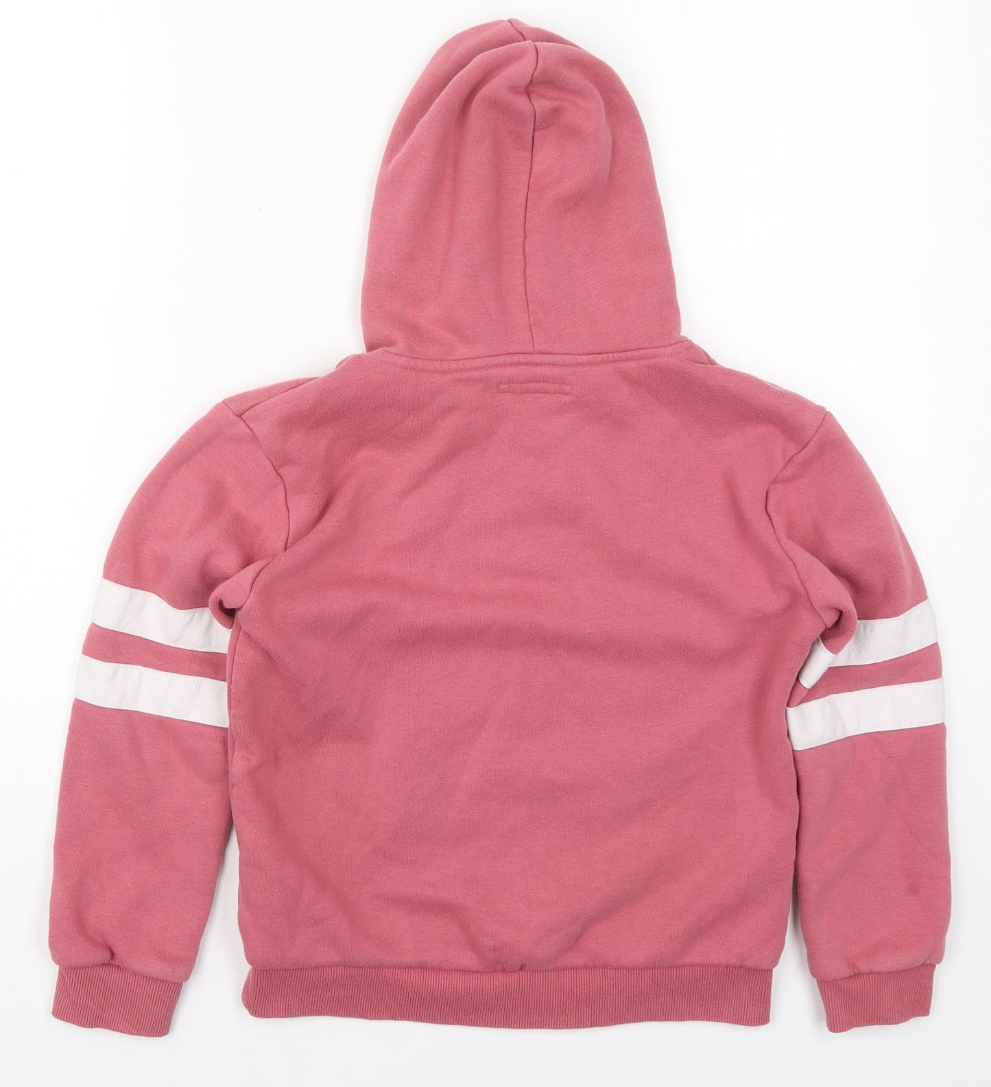 Primark Girls Pink  Cotton Pullover Hoodie Size 10-11 Years  Pullover