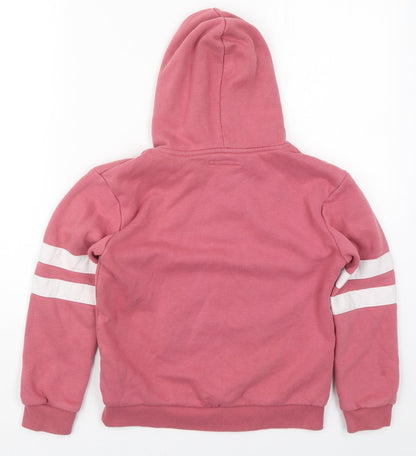 Primark Girls Pink  Cotton Pullover Hoodie Size 10-11 Years  Pullover