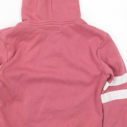 Primark Girls Pink  Cotton Pullover Hoodie Size 10-11 Years  Pullover
