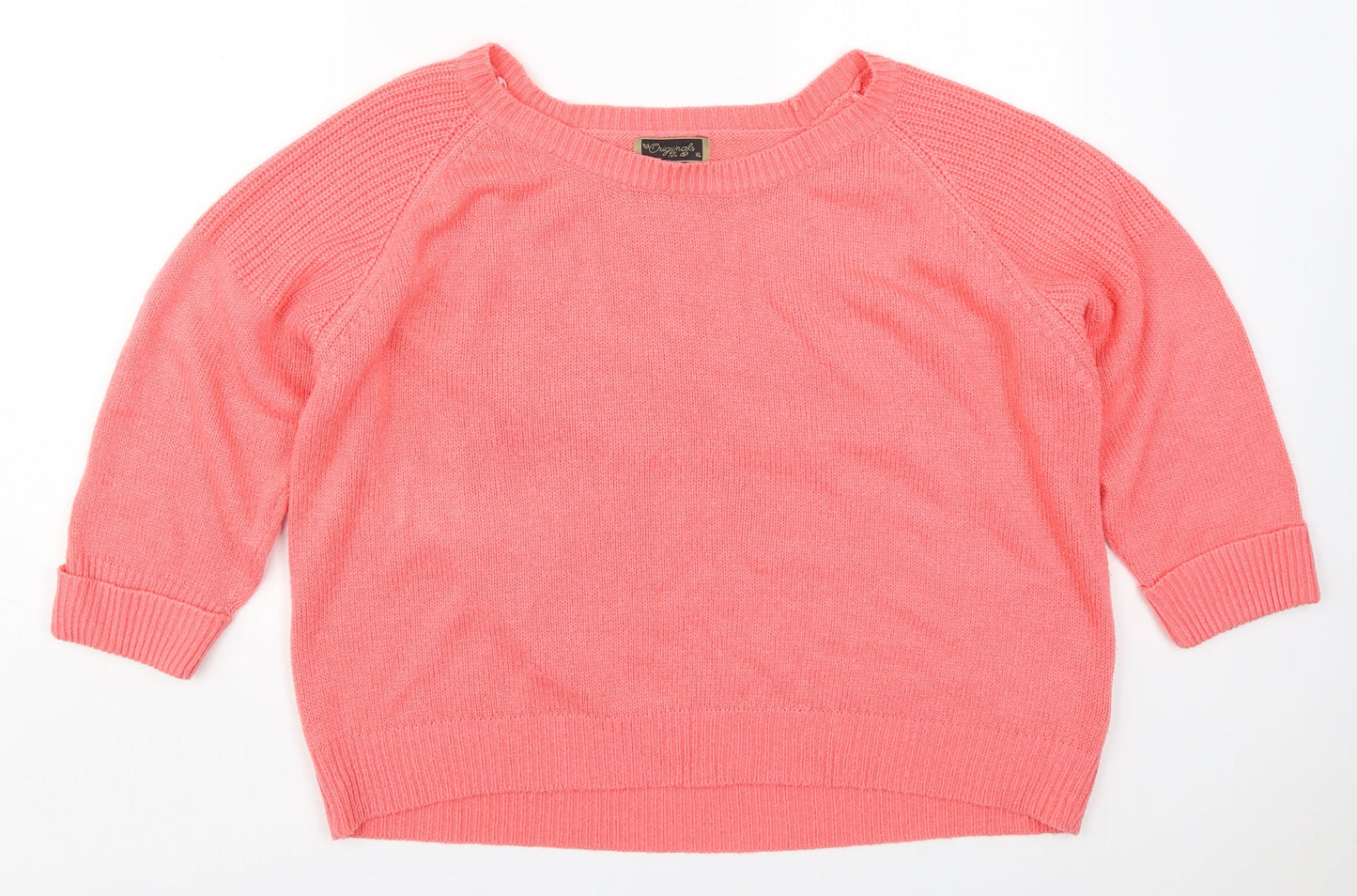Womens UK Size XL Originals Pink Pullover Jumper