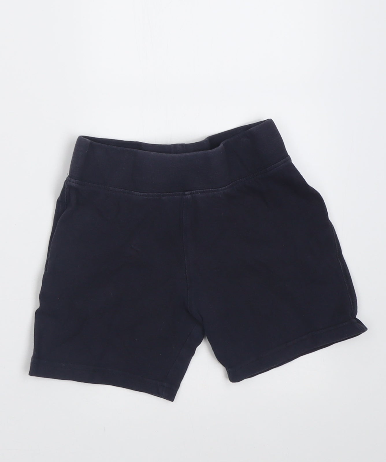 Matalan Girls Blue  Cotton Biker Shorts Size 7 Years  Regular  - School Wear